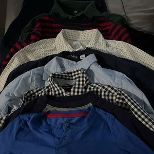 Bundle mix shirts for boys size 6-7